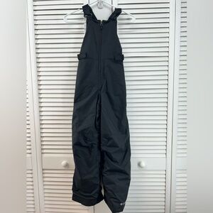 Columbia size M 10-12 kids Black Snow Bib Overalls